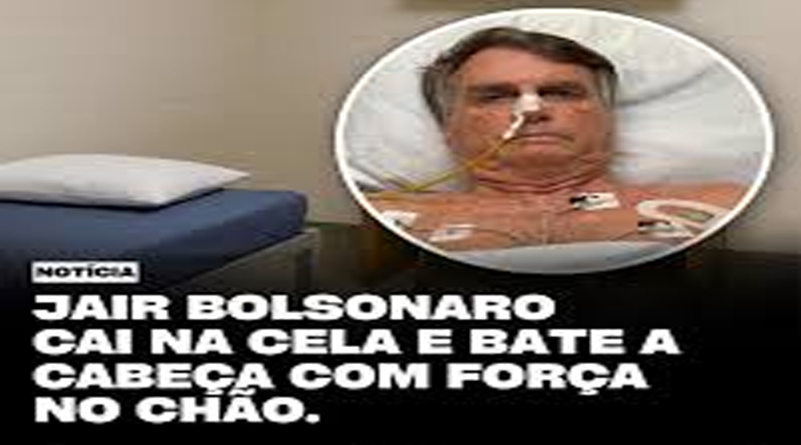 Bolsonaro sofreu traumatismo craniano após cair da cama, diz médico