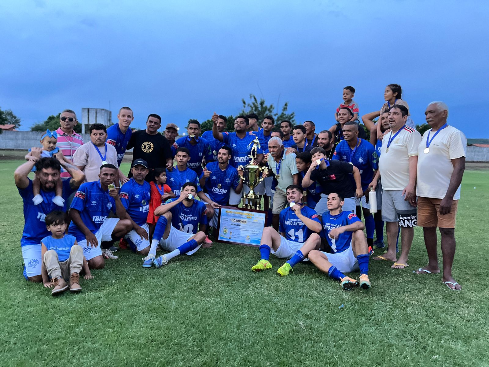 Trintão conquista o título de tricampeão do Campeonato Municipal Olhodaguense de Futebol Amador