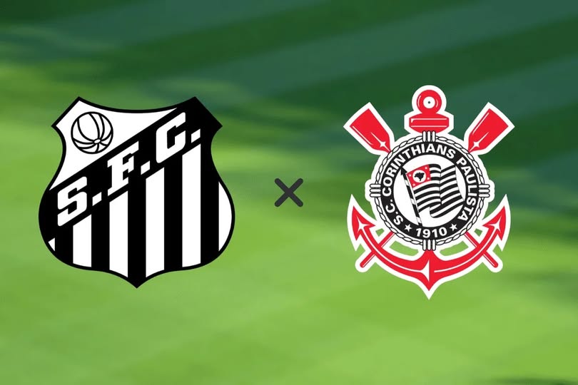 Santos x Corinthians: RECORD/Antena 10  transmite duelo hoje (22), a partir das 19h