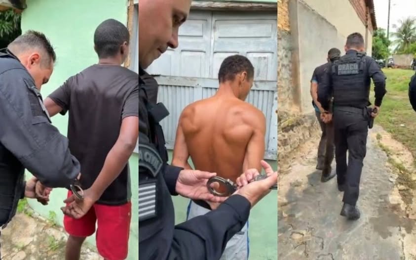 SSP cumpre mandados contra organização criminosa e prende três homens, no município de Floriano