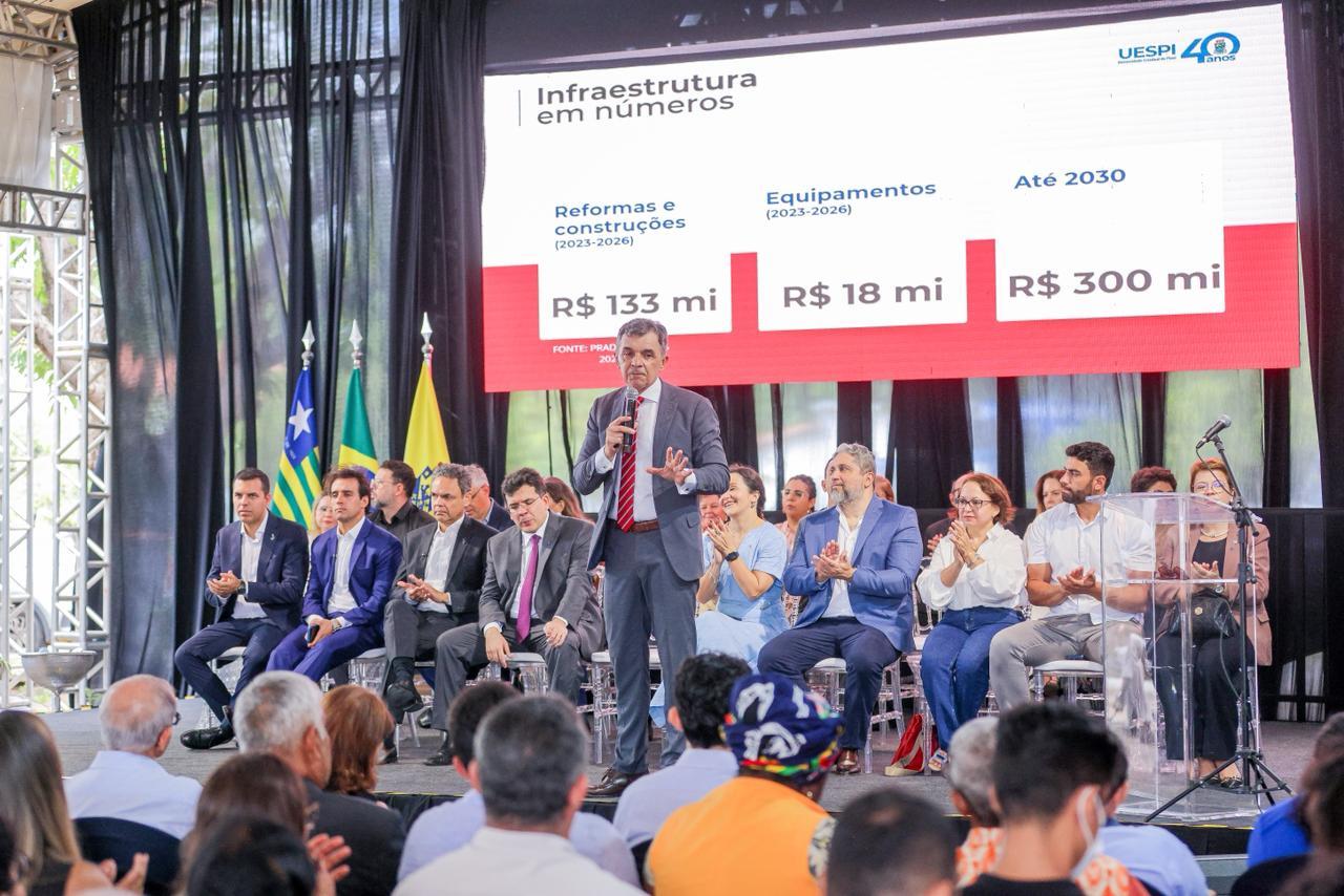 Rafael Fonteles autoriza programa para zerar disciplinas sem professores na Uespi