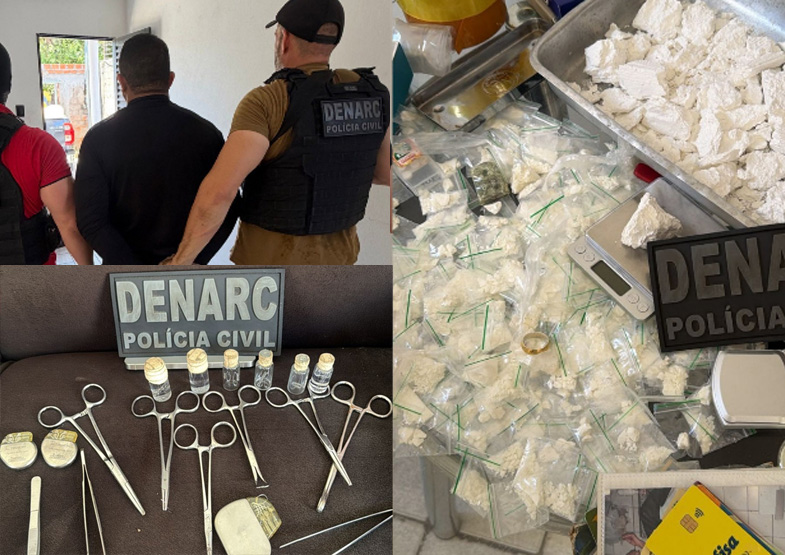 Polícia prende técnico de enfermagem suspeito de liderar esquema de tráfico em Teresina
