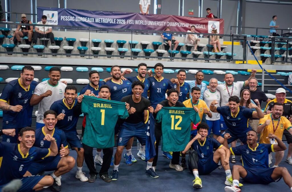 Na França, equipe piauiense coloca o Brasil entre os 4 melhores do mundo no handebol universitário