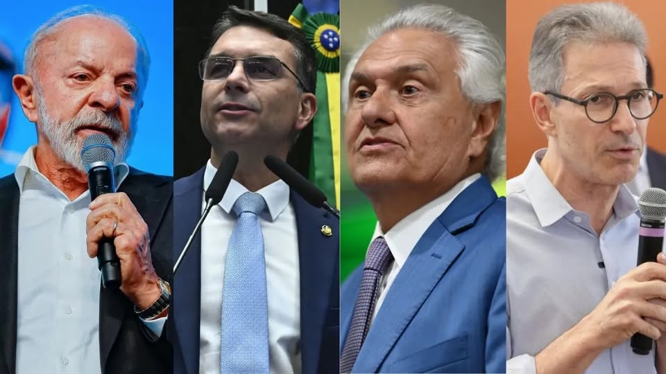PoderData: Lula tem empate técnico com Flávio, Zema e Caiado no 2º turno