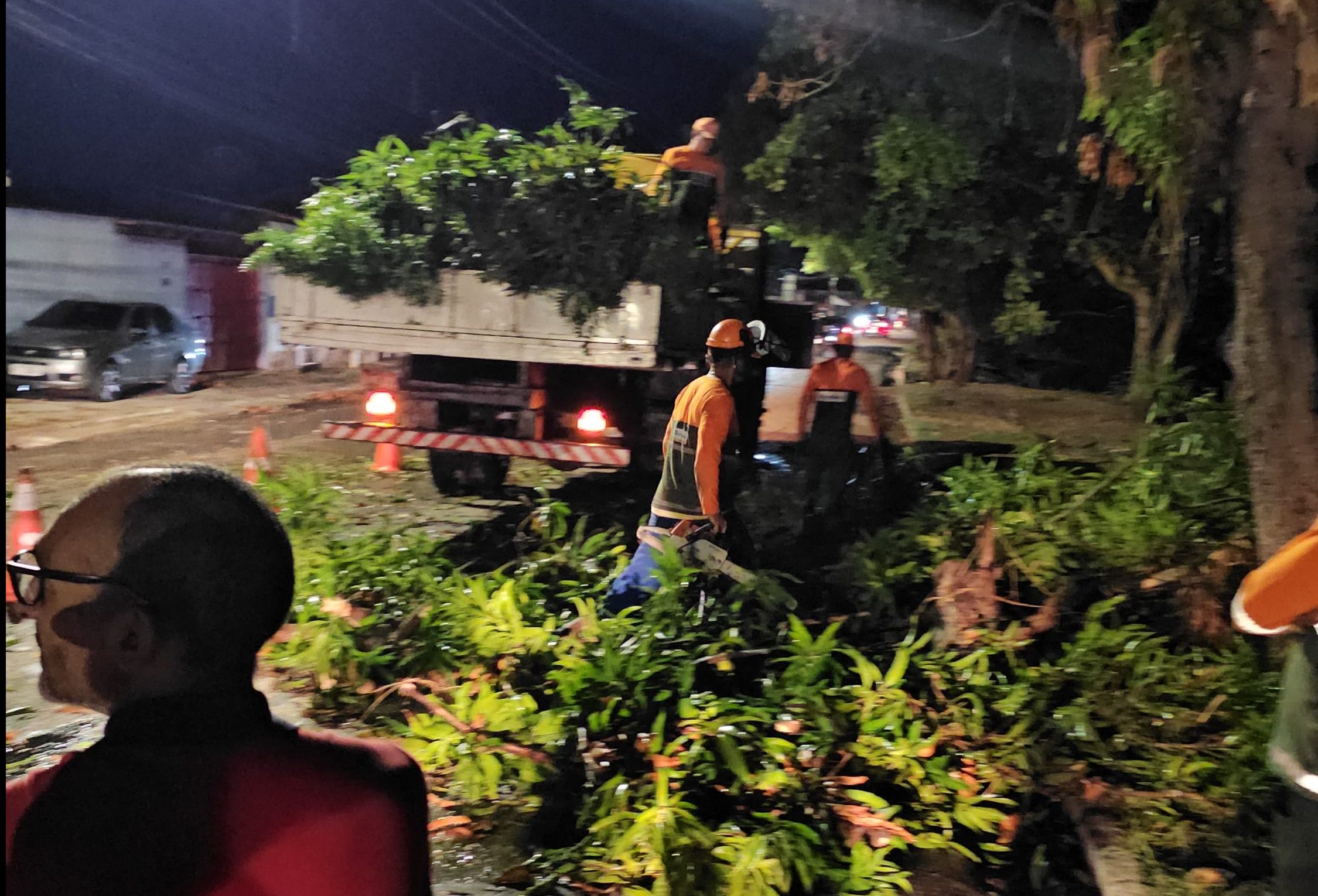 Defesa Civil age para desobstruir via na zona norte de Teresina após fortes chuvas
