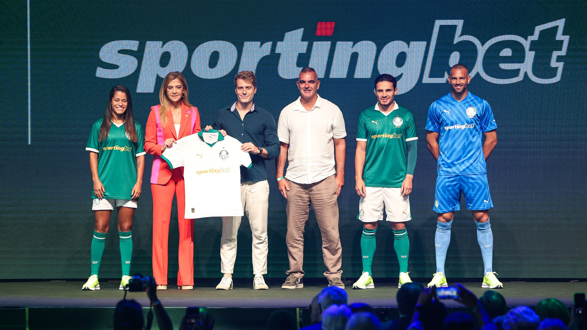 Leila Pereira anuncia novo patrocinador do Palmeiras