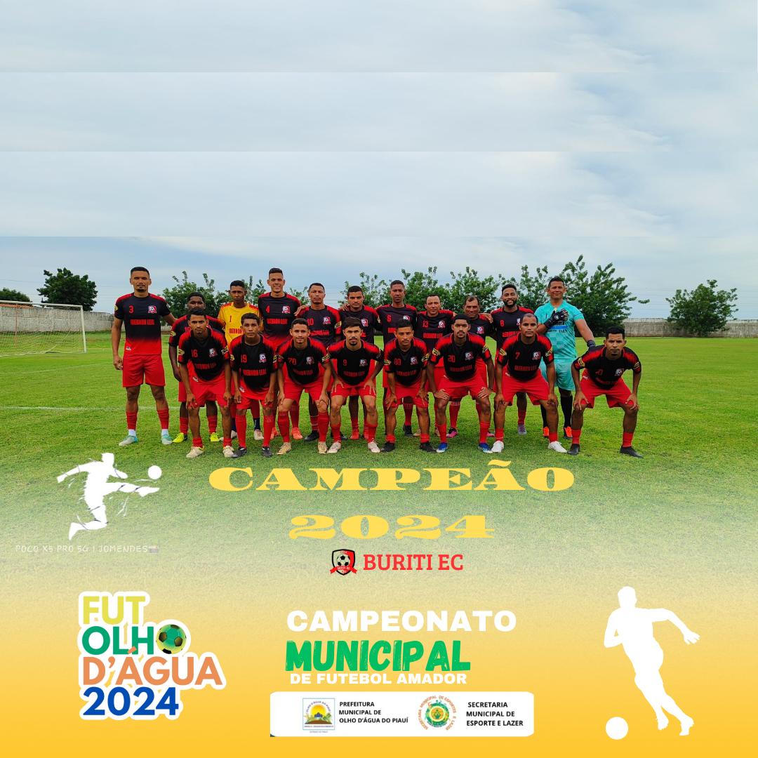 Buriti surpreende, quebra a hegemonia do São Paulo e é o novo campeão Olhodaguense de futebol