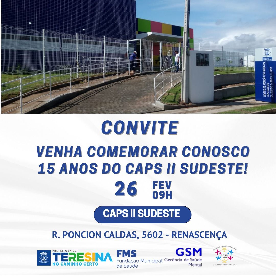 CAPS II Sudeste completa 15 anos