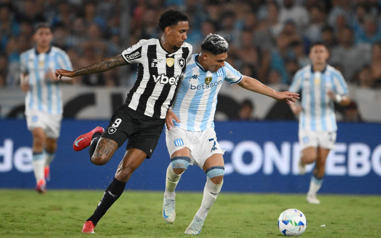 Botafogo perde para o Racing, e vai com desvantagem para a decisão da Recopa