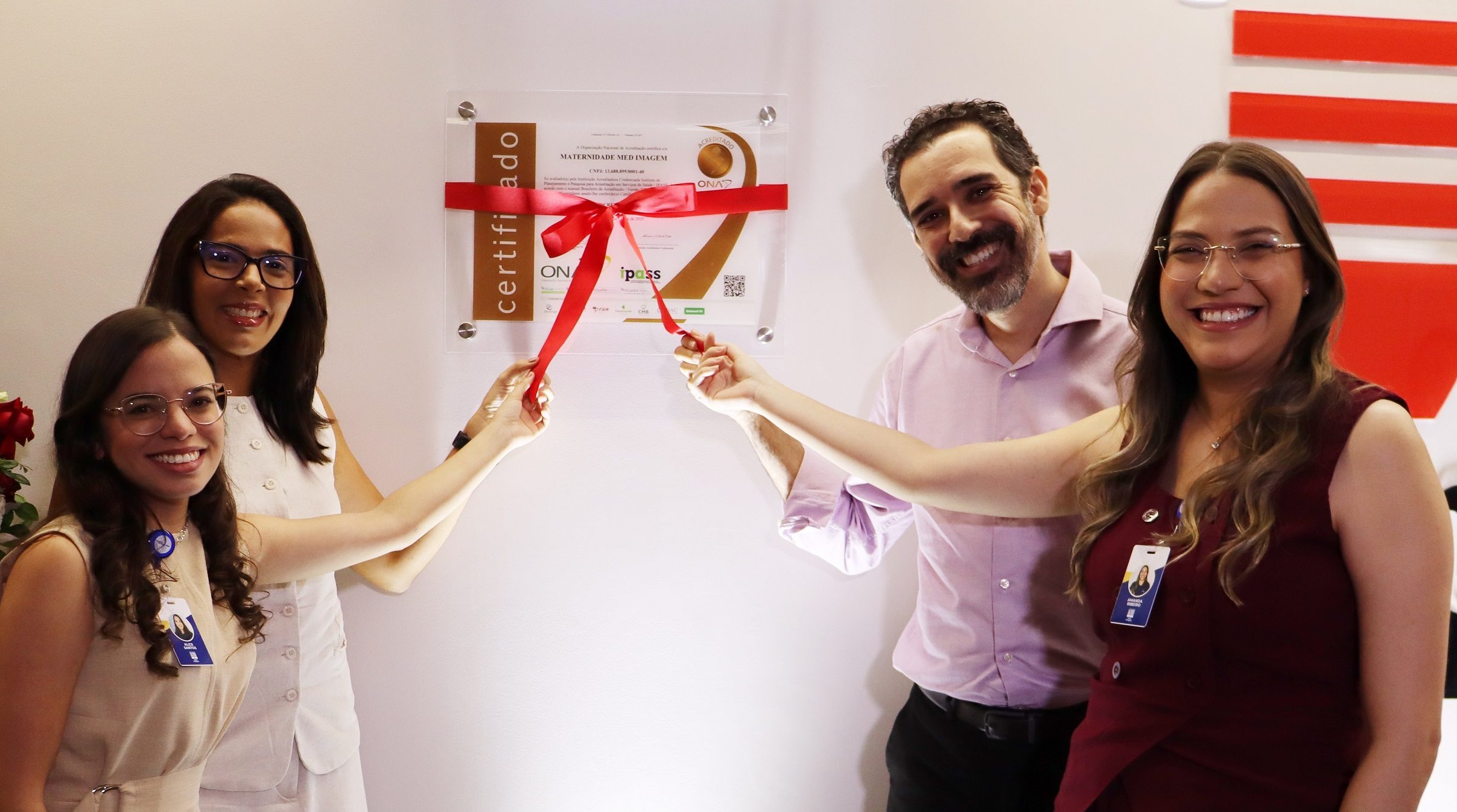 Maternidade Med Imagem recebe certificação nacional de qualidade e segurança do paciente