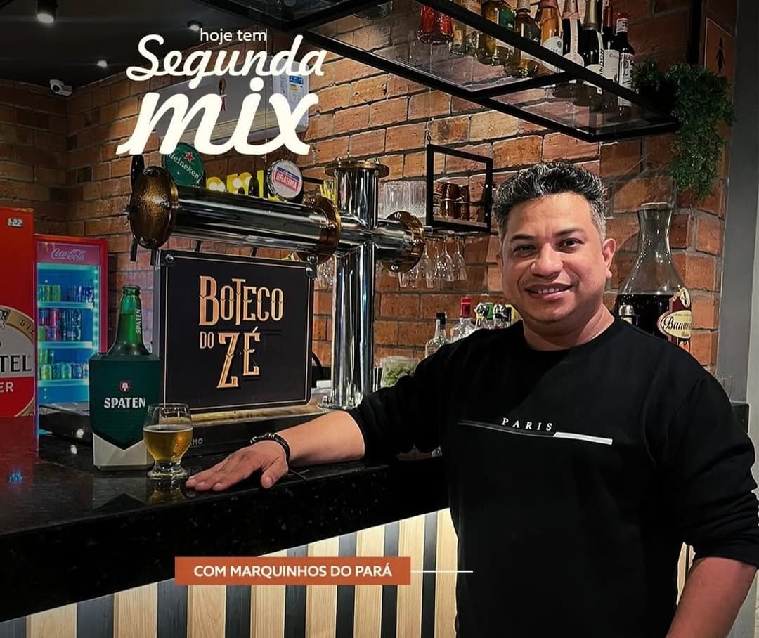 SEGUNDA MIX: Marquinhos do Pará agita o Boteco do Zé nesta segunda (7)