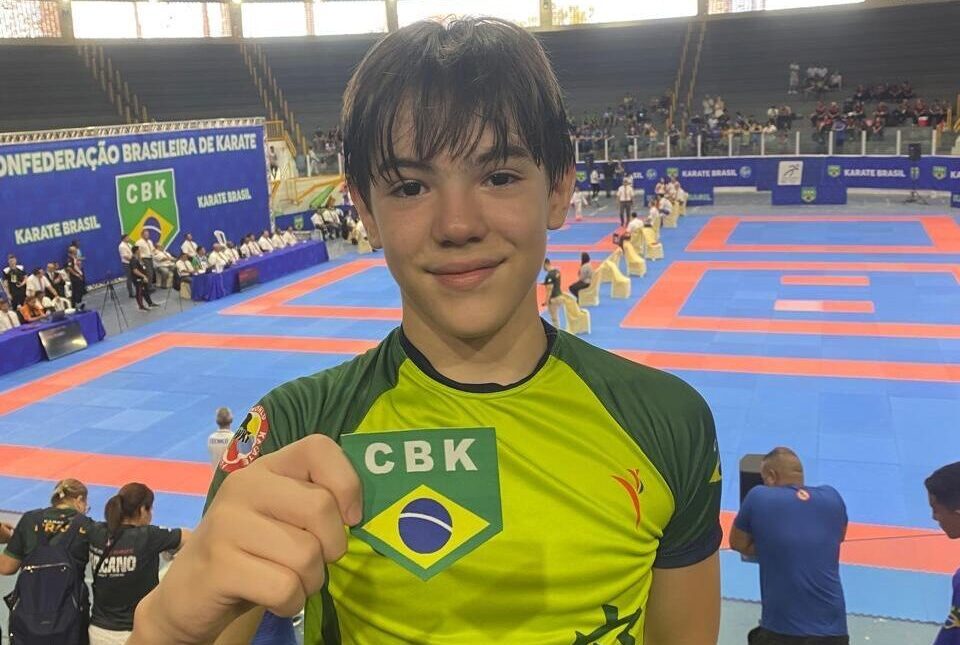 Piauiense João Gabriel é convocado para Seleção Brasileira de Karatê após título na Seletiva Nacional em Sergipe