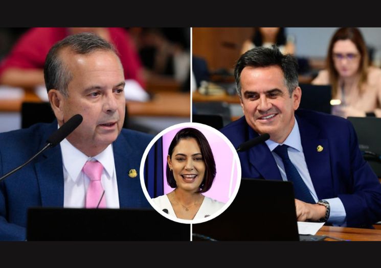 Ciro Nogueira e Marinho são cotados para vice na chapa presidencial com Michelle em 2026