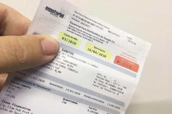 BANDEIRA VERMELHA: Conta de luz custará mais cara em junho, anuncia Aneel