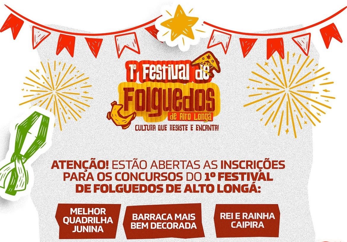Festival de Folguedos de Alto Longá abre inscrições para concursos culturais
