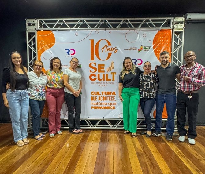 Aniversário de 10 anos da Secult tem programação cultural especial nesta sexta (27)