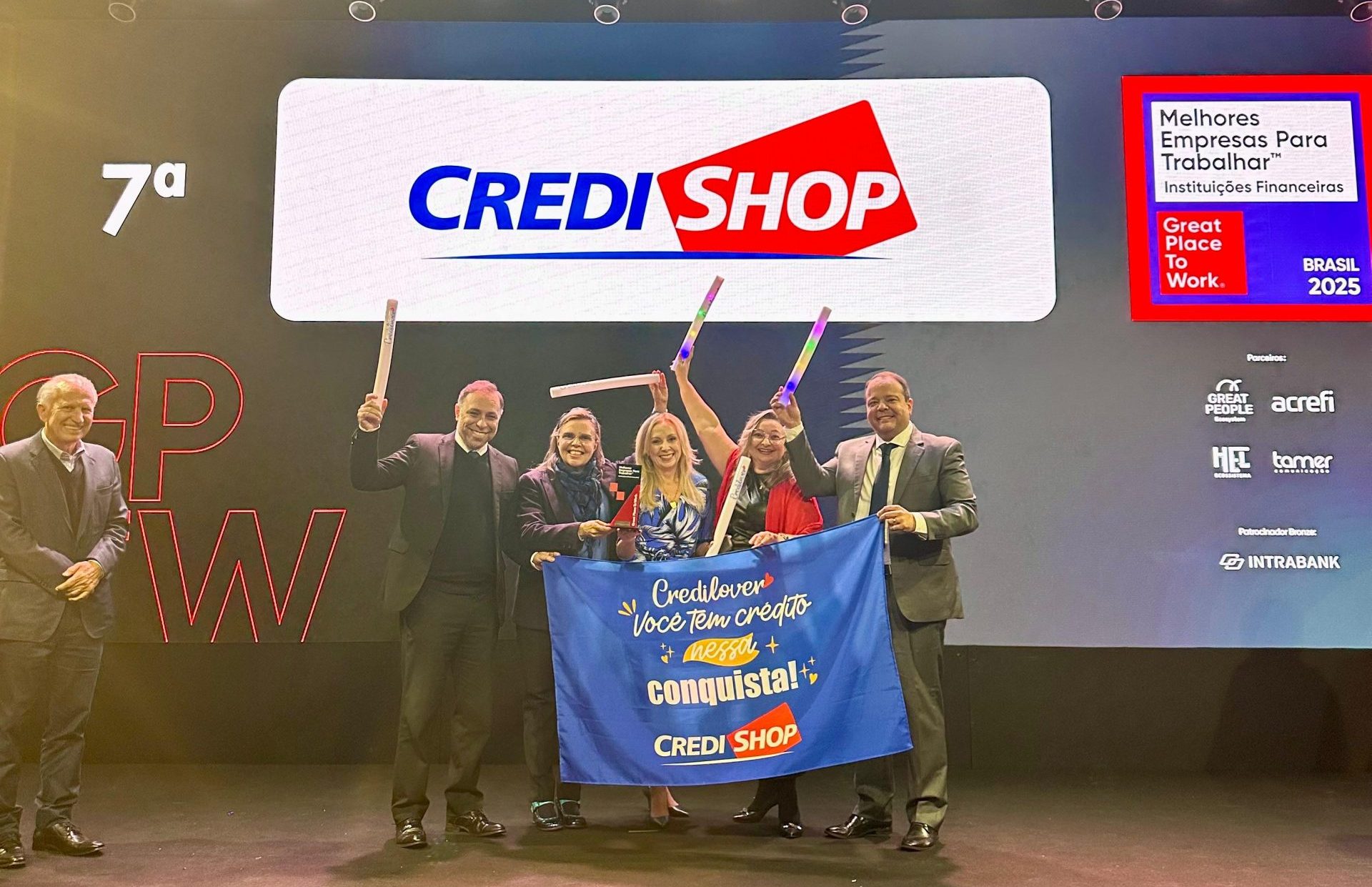 GPTW reconhece a Credi-Shop como uma das melhores empresas para trabalhar no país