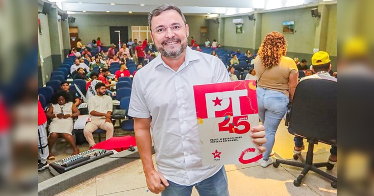 Fábio Novo toma posse nesta sexta(29) como presidente do PT no Piauí
