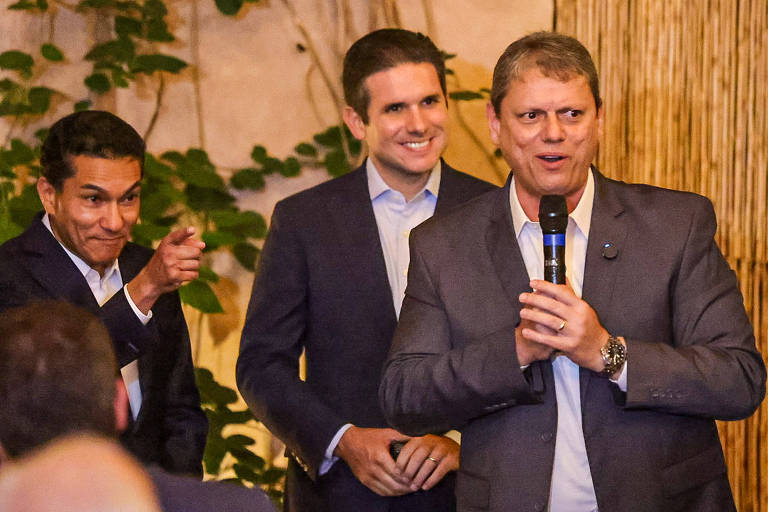Hugo Motta e Tarcísio alinham negociações sobre anistia do 8 de janeiro