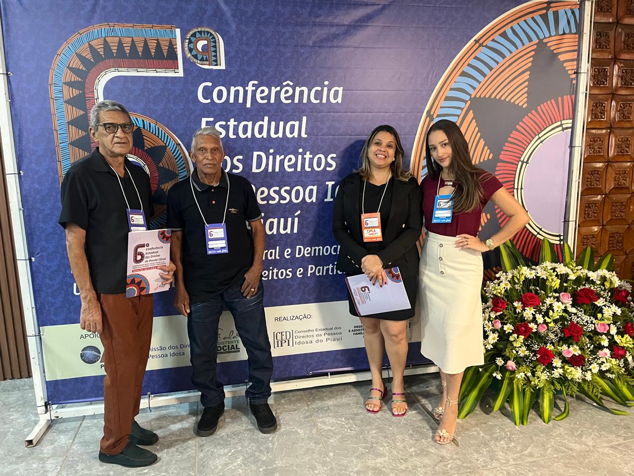 Olho D'Água do Piauí participa da 6° Conferência Estadual dos Direitos da Pessoa Idosa