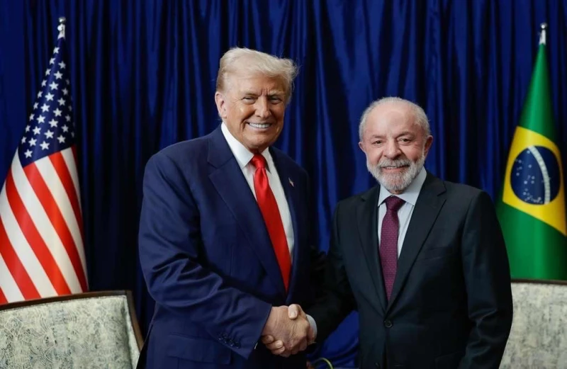 Trump diz ter tido “boa reunião” com Lula e parabeniza presidente brasileiro por aniversário