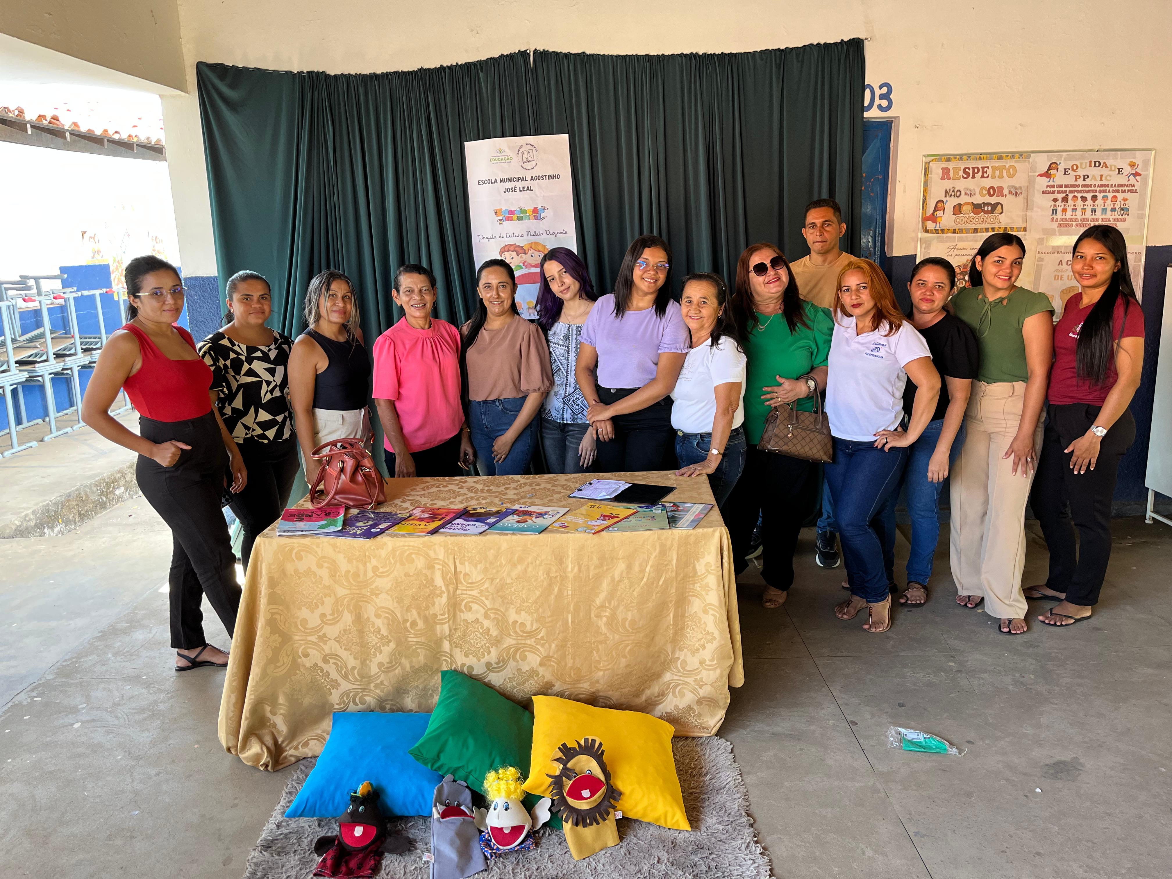 Escola Agostinho José Leal realiza culminância do projeto de leitura Maleta Viajante