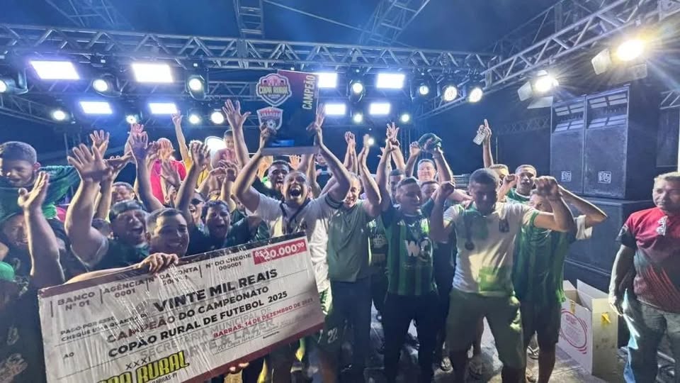 XXXI Copão rural 2025: Real Cantoense é o campeão 2025 em Barras