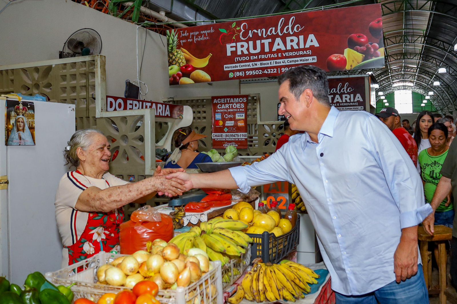 Seguindo com os trabalhos pelo Piauí: Ciro participa da inauguração do Mercado Municipal em Campo Maior