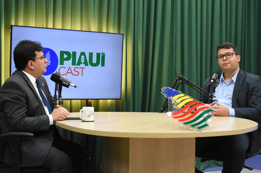 Governo do Estado lança ‘Piauí Cast’ e Rafael Fonteles entrevista o secretário Chico Lucas