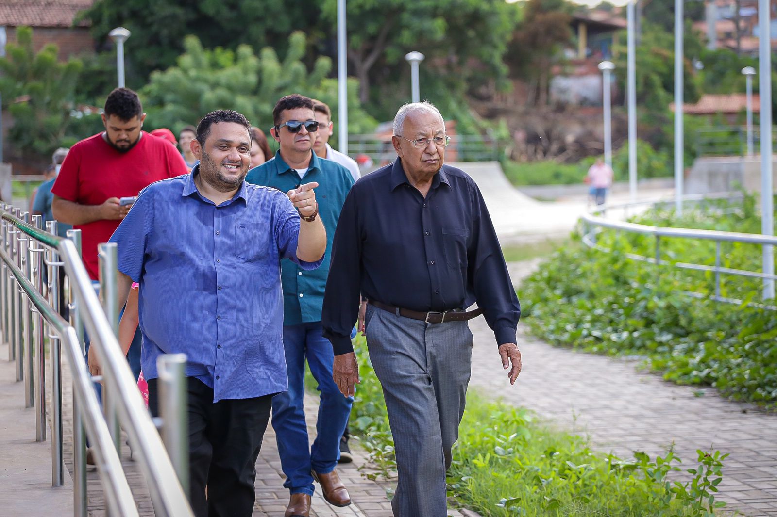 Doutor Pessoa visita obras na zona sul de Teresina