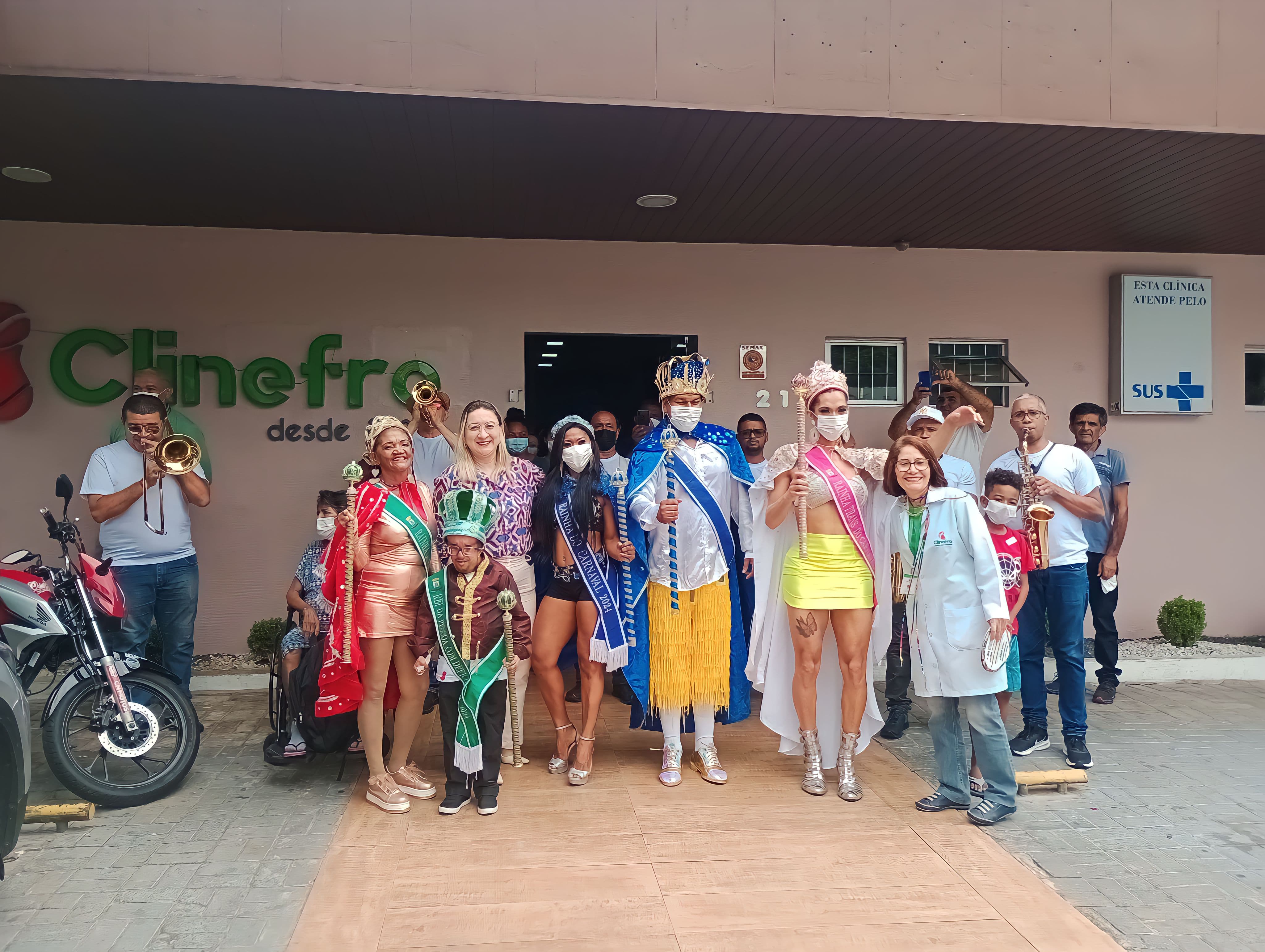 Majestades do Carnaval de Teresina 2024 cumprem agenda de visitas que antecedem o Corso