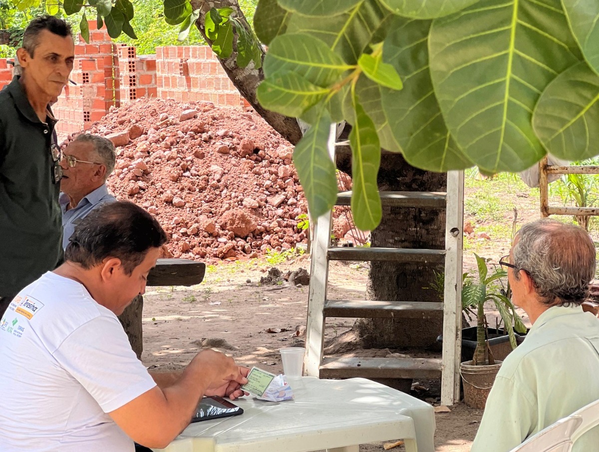 Regularização Fundiária: Prefeitura inicia cadastro das famílias da zona Rural sudeste