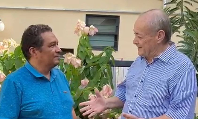 Sílvio recebe o apoio de Dilson Resende, que agora faz parte do União Brasil