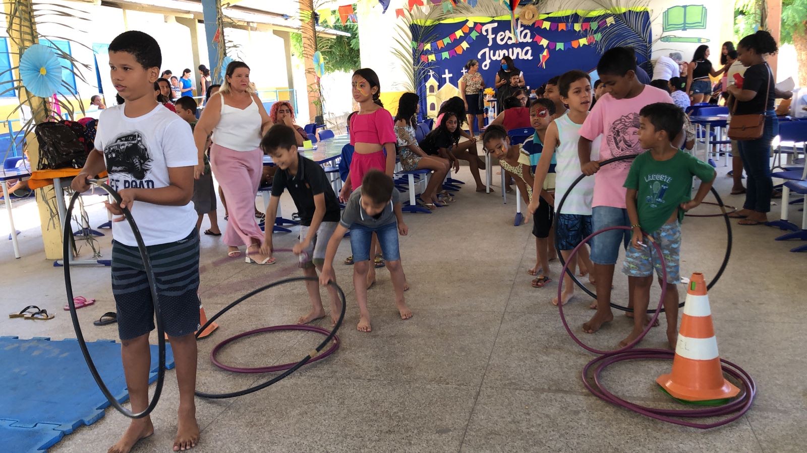 SEMEL realiza evento de lazer em CMEI no bairro residencial Firmino Filho