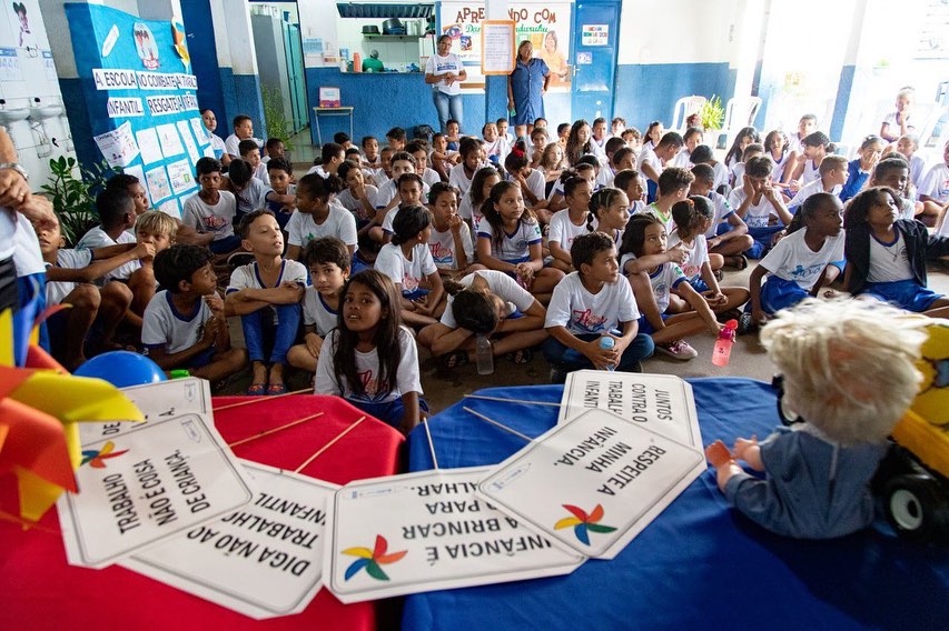 Em parceria com o Ministério Público do Trabalho, escolas municipais desenvolvem projeto de combate ao trabalho infantil em Oeiras