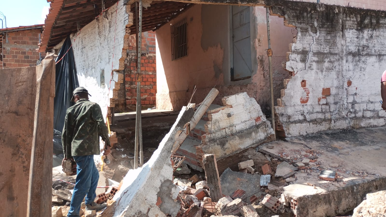 SAAD Sul inicia obras de reestruturação após incidente em residência na Vila Santa Cruz