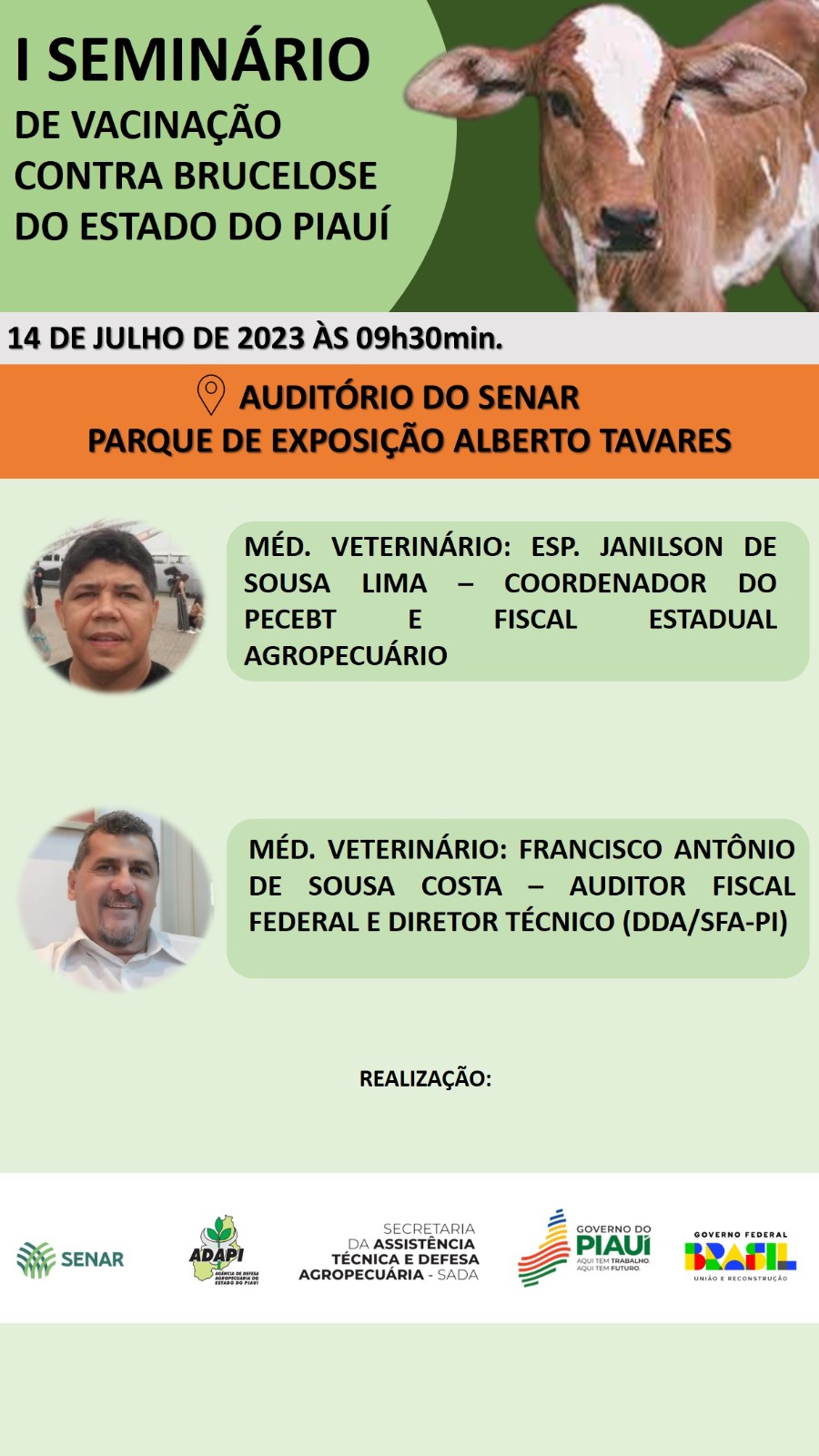 Sada e Adapi realizam campanha contra brucelose na ExpoCorrente