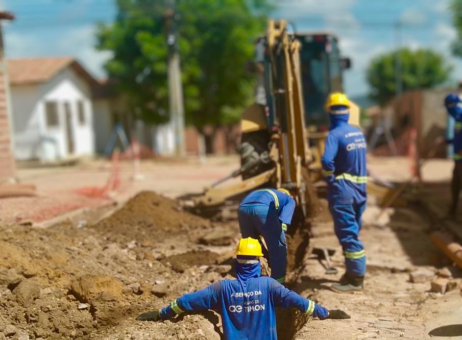 Saneamento que dá orgulho: confira o cronograma de obras de esgoto realizadas pela Águas de Timon