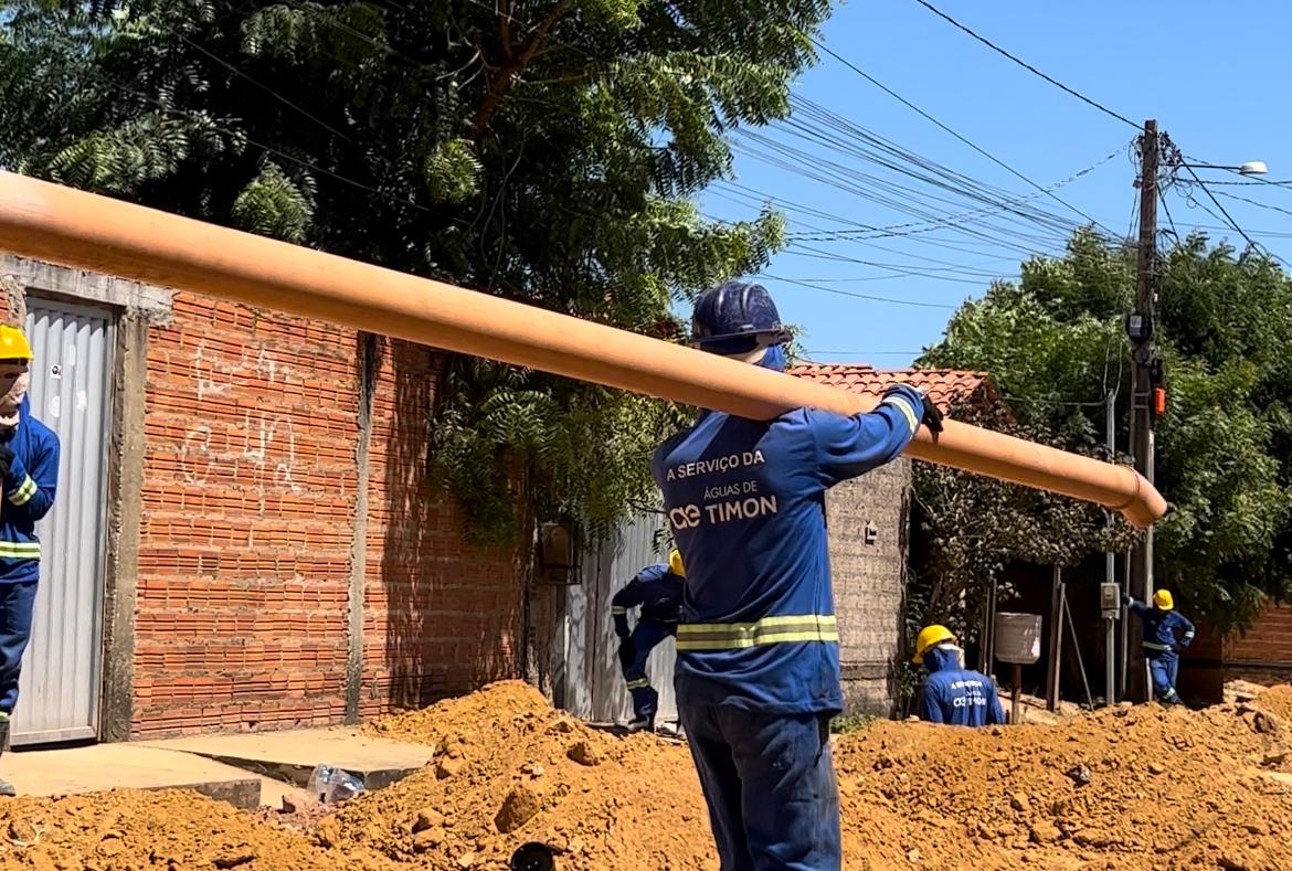 Timon avança com a ampliação dos indicadores de saneamento básico
