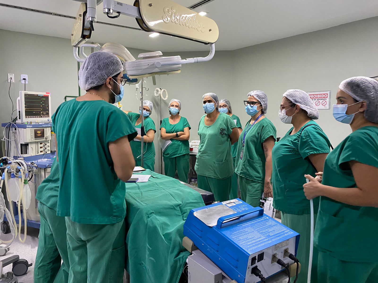 Profissionais do Hospital Infantil participam de treinamento sobre paciente infantil cardiopata