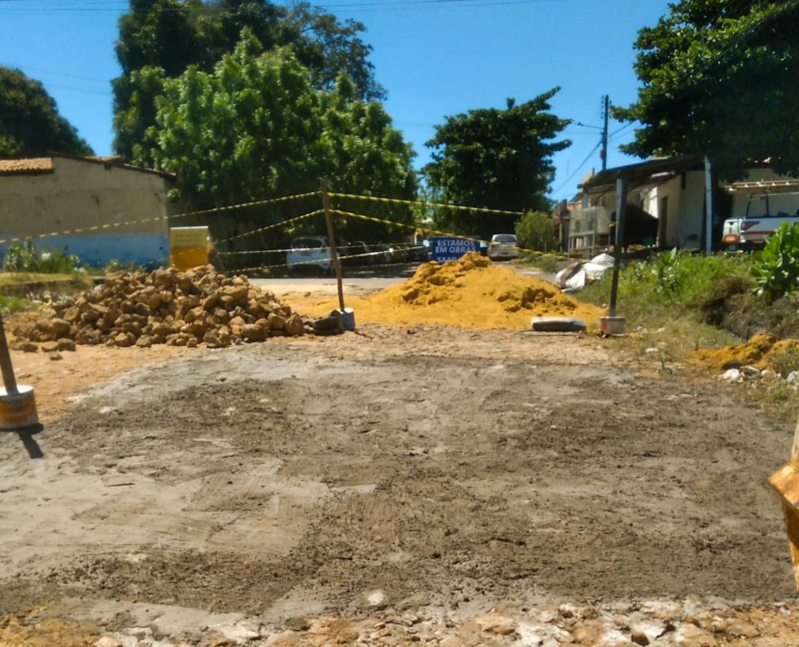 SAAD Sul inicia obras de reparo no pavimento da Rua Eurípedes de Aguiar no bairro Pio XII