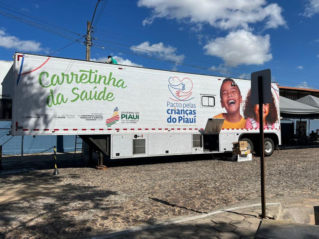 Carretinha da Saúde ultrapassa meta de atendimentos em Monte Alegre do Piauí