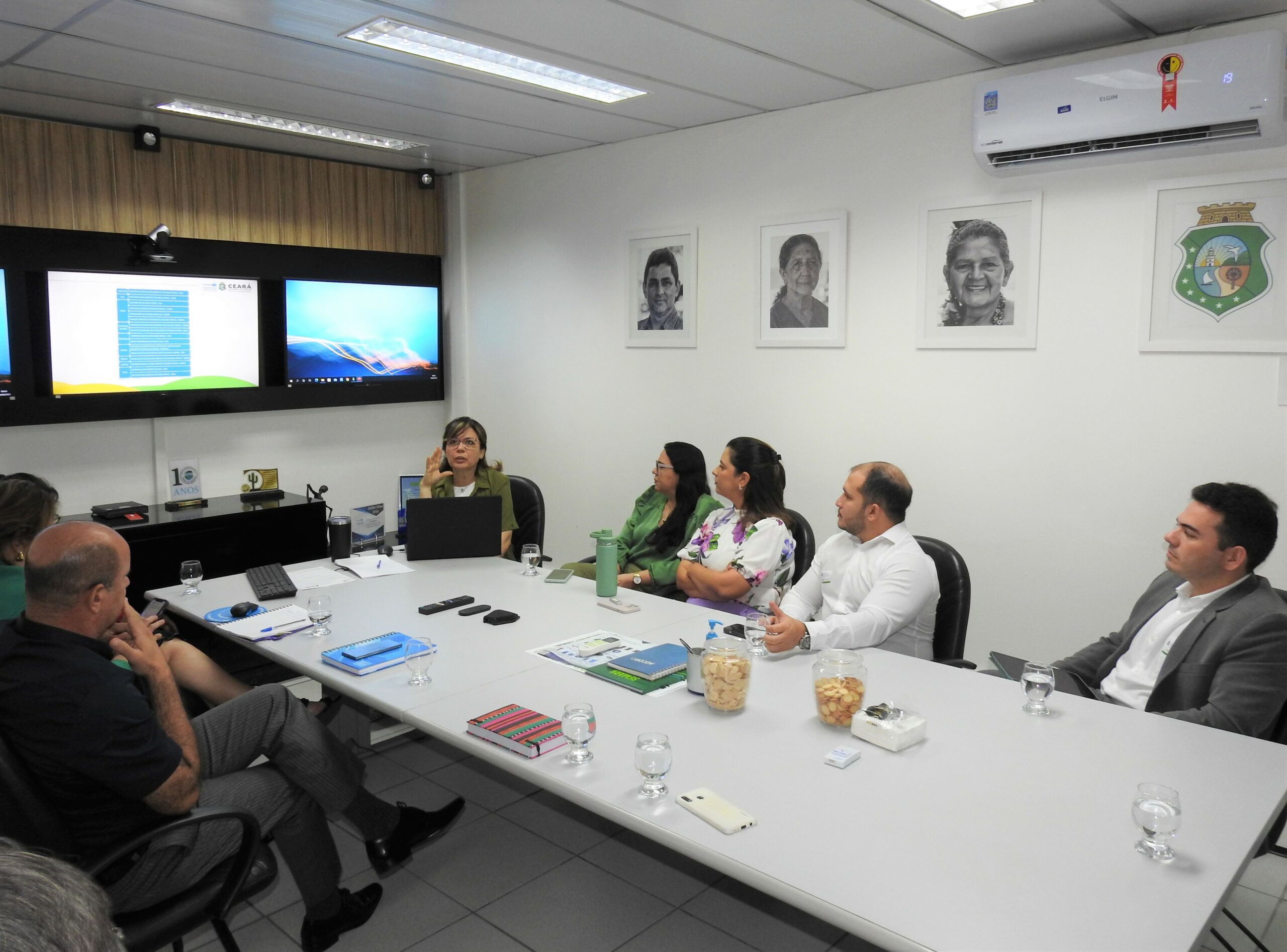 Equipes do Idepi e da Semarh visitam a COGERH para conhecer sistema de gestão de Recursos Hídricos do Ceará