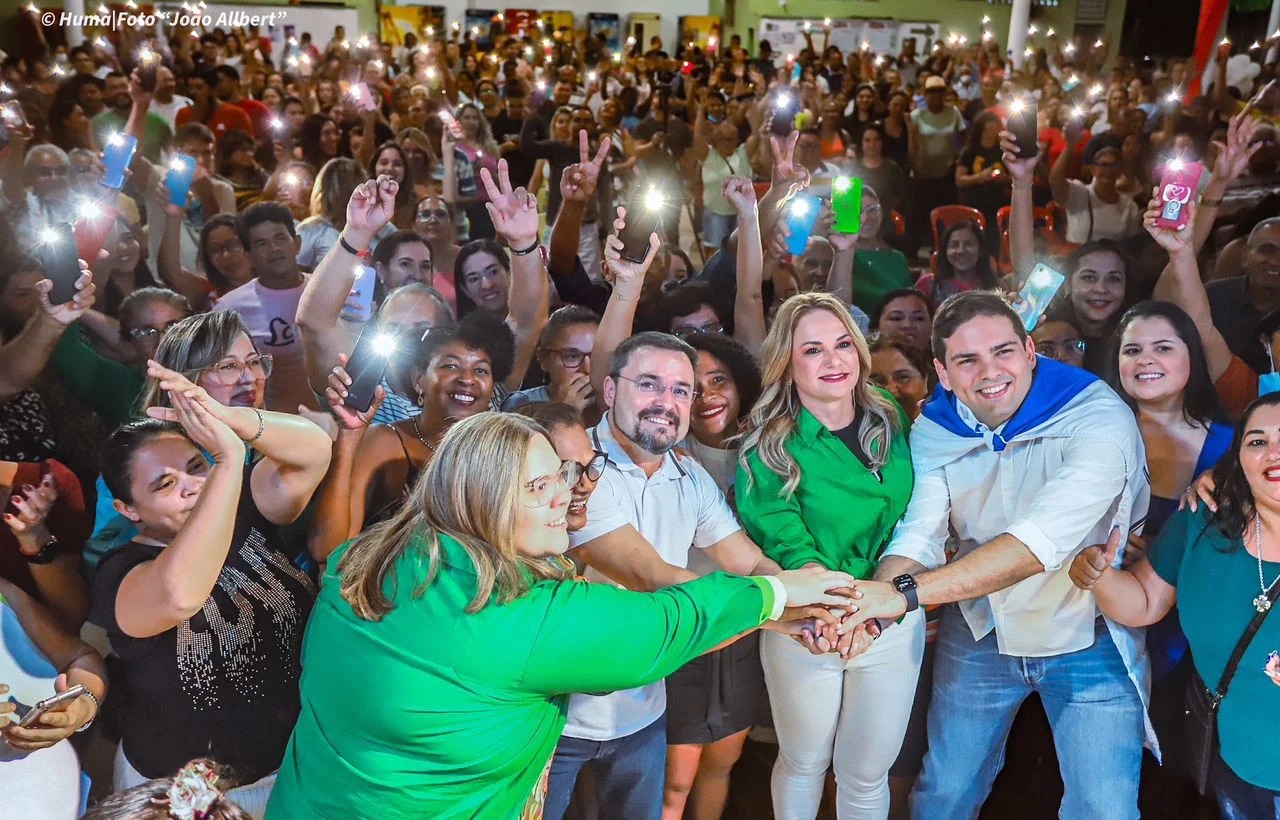 Ana Paula e Daniel batem recorde: mais de 1.000 pessoas em reunião com Fábio Novo