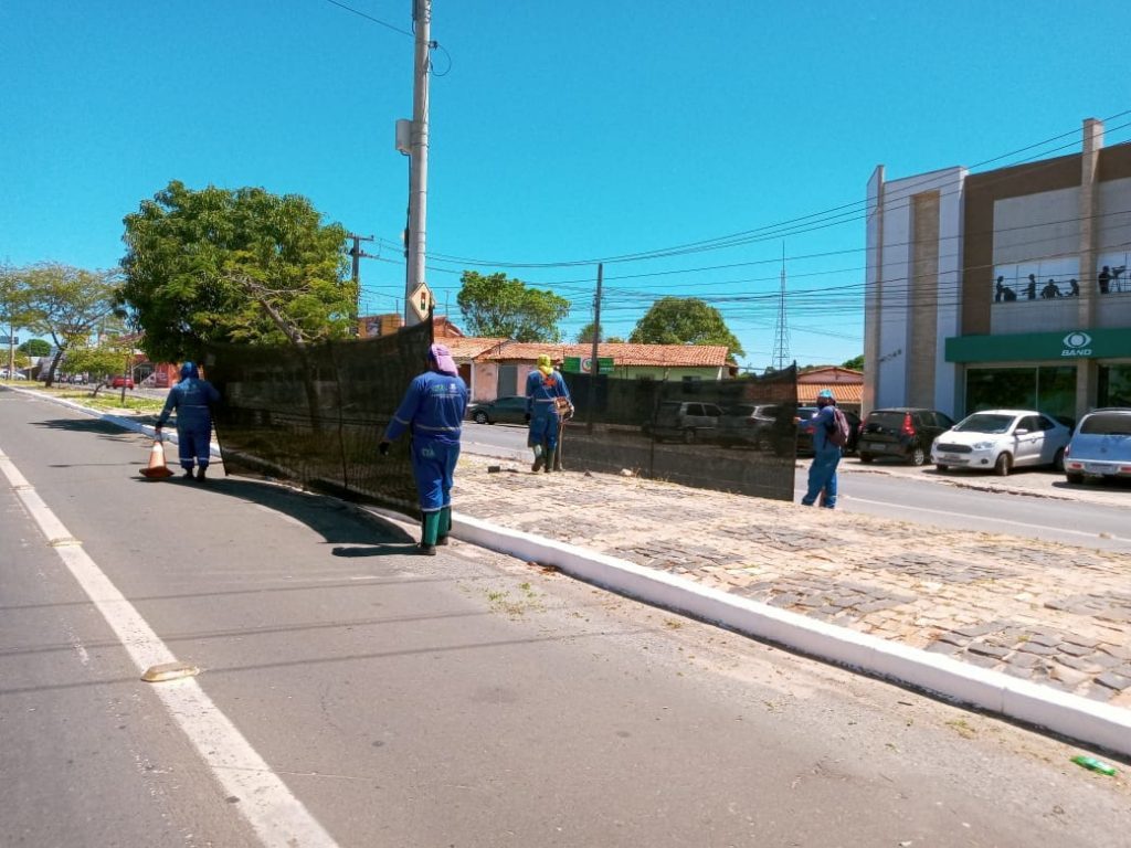 Prefeitura reforça limpeza do Dique do Mocambinho e ruas do bairro Promorar nesta sexta (7)