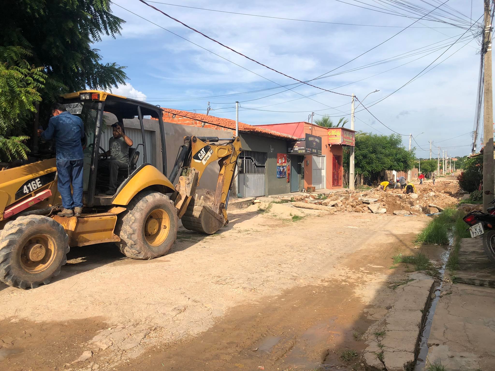 SAAD Norte inicia recuperação da Rua Braz Honório na Santa Maria da Codipi