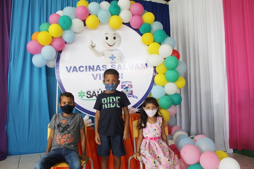 Emoção marca 1º dia de vacinação contra a Covid-19 para crianças em Sta Cruz dos Milagres