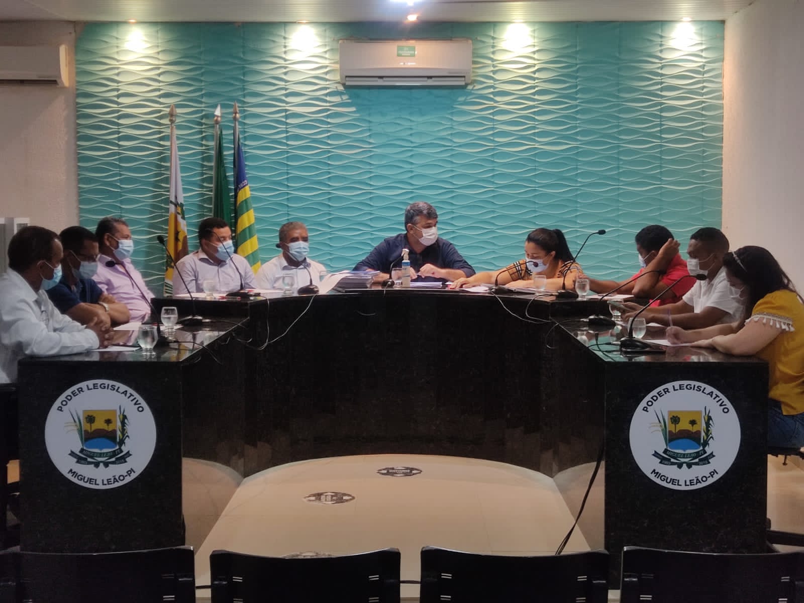 Câmara de Miguel Leão a prova projeto de Lei de nº  391 de 03 de janeiro de 2021 que trata da unidade de Controle Interno