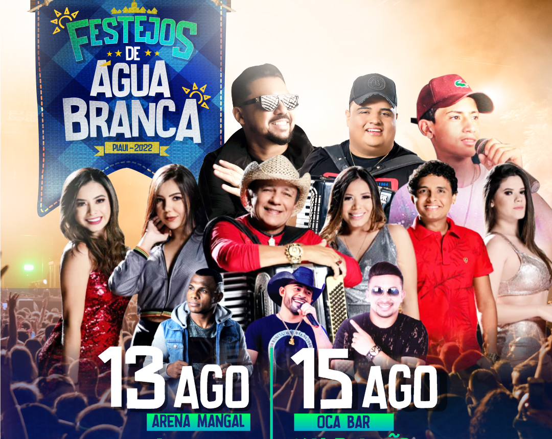 Festejos de Água Branca iniciam dia 6 com Corrida de Cavalos, Cavalgada e grandes shows musicais