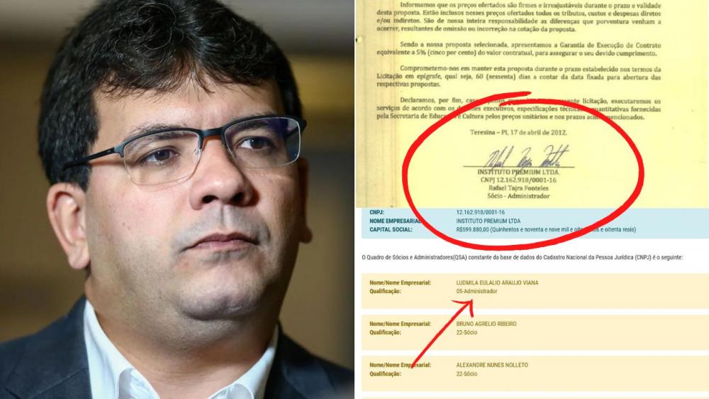 Rafael Fonteles repassou empresa para cunhada a fim de continuar recebendo fortuna do governo do estado
